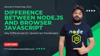 Understanding the Differences Between Nodejs and Browser JavaScript  Nodejs vs Browser Hindi [upl. by Jacquette445]