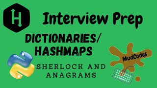 Sherlock and AnagramsDictionaries and HashmapsHACKERRANK SolutionPYTHONInterview Preparation Kit [upl. by Lraed]