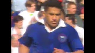 Timo Tagaloa 2 tries vs Argentina 1991 [upl. by Ydoj]