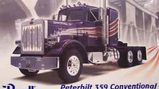 Build Of Peterbilt 359 By Revell Part1 Chassis [upl. by Ilahsiav]