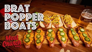 Bratwurst Popper Boats [upl. by Ecneitap]