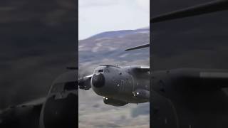 A400M Blue Note Flypast Mach Loop Wales shorts aviation airplane fyp [upl. by Lerat]