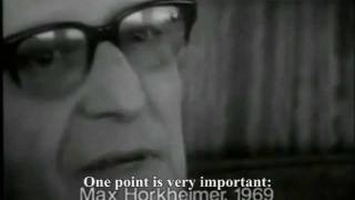 Max Horkheimer on Critical Theory [upl. by Assisi]