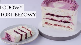 Lodowy tort bezowy Tynk na śmietance i mascarpone [upl. by Tterraj]