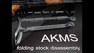 Kalashnikov AKMS folding stock removal [upl. by Abbotson]