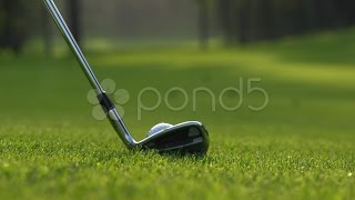 CloseUp Golf Ball Divot Stock Footage [upl. by Walburga]