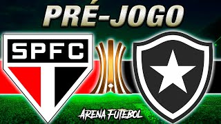 SÃO PAULO x BOTAFOGO AO VIVO Quartas de Final Taça Libertadores  Narração [upl. by Durwood]