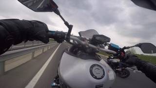 Yamaha Mt09 Wheelie [upl. by Nahtnoj798]