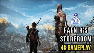 God of War – Fafnirs Storeroom – 4K Gameplay [upl. by Jacquenette]