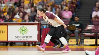 Highlights 14 Gopher Volleyball Sweeps Maryland [upl. by Mckee101]