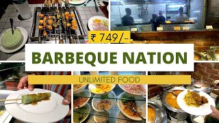 Barbeque Nation  Unlimited Food  749  Ghaziabad barbequenation [upl. by Eniortna887]