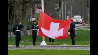 5Wachbataillon Botschafterin Schweiz akkreditiert [upl. by Htidra425]