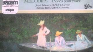 Douze mélodies de Reynaldo Hahn  Jean Cristophe Benoit amp Bernard Ringeissen  LP 1976 rare [upl. by Hana]