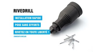 Rivedrill  Transformez votre visseuse en riveteuse [upl. by Ettari]