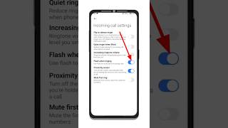 Incoming calls aane par flashlight ko kaise band kare shorts [upl. by Netloc108]