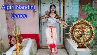 Aigiri Nandini Dance 50  Nabadurga Dance  Durga Thakur Gaan  Aigiri Nandini Song  Kali Thakur🙏🔱 [upl. by Havener]