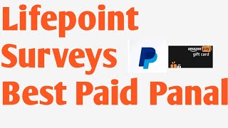 Lifepoint best paid worldwide survey website for influencers [upl. by Hudson569]