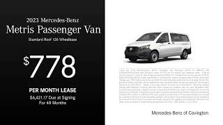 MercedesBenz Metris Passenger Van 11132024 4540618 [upl. by Lowndes484]