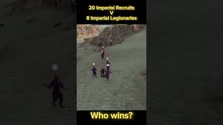 20 Imperial Recruits V 8 Imperial Legionaries who wins  Mount amp Blade Bannerlord bannerlord [upl. by Nnairrehs]