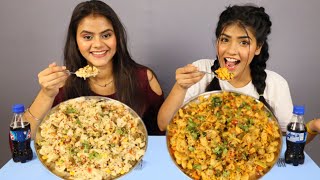 CHEESE MACARONI CHEESE PASTA AND MASALA MACARONI MASALA PASTA EATING CHALLENGE  Food Challenge [upl. by Hotchkiss]