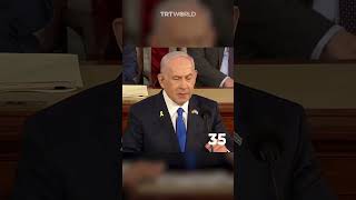 Netanyahu’s address to the US Congress was applauded 70 times [upl. by Anauq]