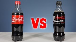 Experiment Coca Cola vs Coca Cola Zero [upl. by Stubstad]