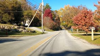 Vermont Fall Foliage Drive  Dorr Drive Rutland [upl. by Amar]