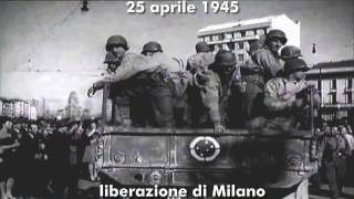 25 aprile 1945 Liberazione di Milano [upl. by Anahsak661]