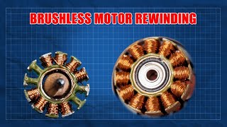 How to Rewind Brushless Motors  Learn to fix or modify your electric motors [upl. by Daney]