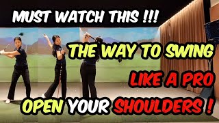 The Way To Swing Like A Professional Golfer Watch This Vedio Now [upl. by Dudden]