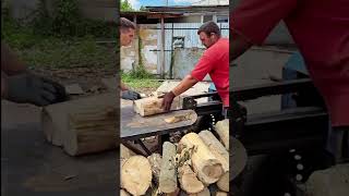 Wood Log Splitter logsplitter [upl. by Lilhak]