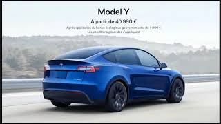 Tesla Model Y  la ristourne de 4000€ prend fin le véhicule nest donc plus aussi intéressant [upl. by Atirma40]