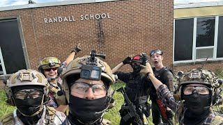 Airsoft in an ABANDONED SCHOOL [upl. by Drannek911]