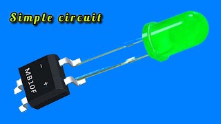 220 Volt Ac power circuit  using 220v Ac only simple electrical circuit [upl. by Oribelle984]