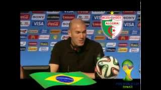 Zinedine Zidane 2014 quot LAlgerie dans le coeur quot [upl. by Ahsemad]