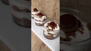 Toffifee Cheesecake im Glas ✨recipe baking easyrecipe yummy dessert cooking [upl. by Bree]