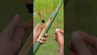 bamboo bambooshoot bamboogun bamboohut diy bambooart slingshots diycrafts archery [upl. by Hilaire]