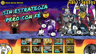 CLAN DE LOS MANIACOS PODRA CONTRA MI FÉ EN CRISTO xD  THE BATTLE CATS [upl. by Tram]