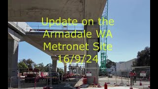 Progress on the Armadale Metronet Work Site  More 16 9 24 [upl. by Valina]