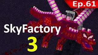 🏭 Minecraft Sky Factory 3  Boss ที่โหดที่สุด Chaos Dragon 61 [upl. by Gnad902]