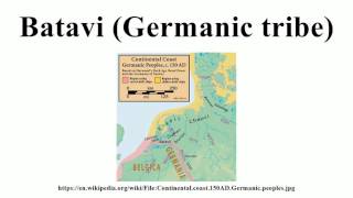 Batavi Germanic tribe [upl. by Joan]