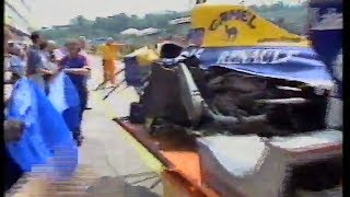 Riccardo Patrese Tamburello massive accident 1992 [upl. by Zoltai]