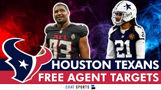 UPDATED Houston Texans Free Agent Targets After 2024 NFL Draft Ft Calais Campbell amp Stephon Gilmore [upl. by Lovash194]