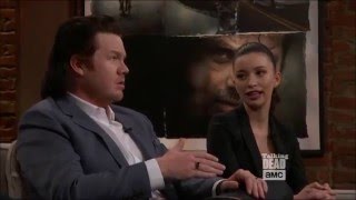 Talking Dead  Josh McDermitt on metalhead walker [upl. by Hsenid]