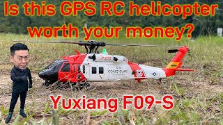 What is a GPS RC helicopter Uncle Raymond flies the F09S rc helicopters f09s [upl. by Ehctav193]