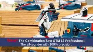 Bosch GTM 12 combinatiezaag [upl. by Innavoij]