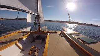 Seaclipper 20 Singlehanded Daysail On Lake Don Pedro Ca [upl. by Duer]