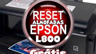 reset das almofadas da epson L800 [upl. by Ecnesse]