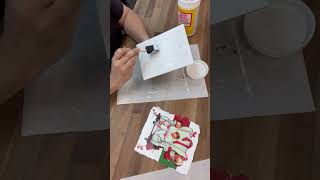 DIY calendar Christmas craft shorts diycrafts dollartree calendar [upl. by Ynaitirb492]