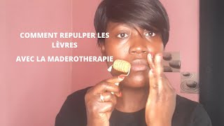 AUTO MASSAGE VISAGE COMMENT REPULPER LES LÈVRES AVEC LA MADEROTHERAPIE [upl. by Fauch289]